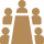 Business meeting icon illustration